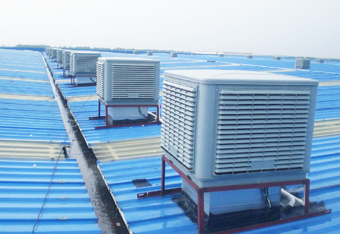 厂房通风降温设备 玻璃钢不锈钢负压风机 蒸发式冷风机 环保空调